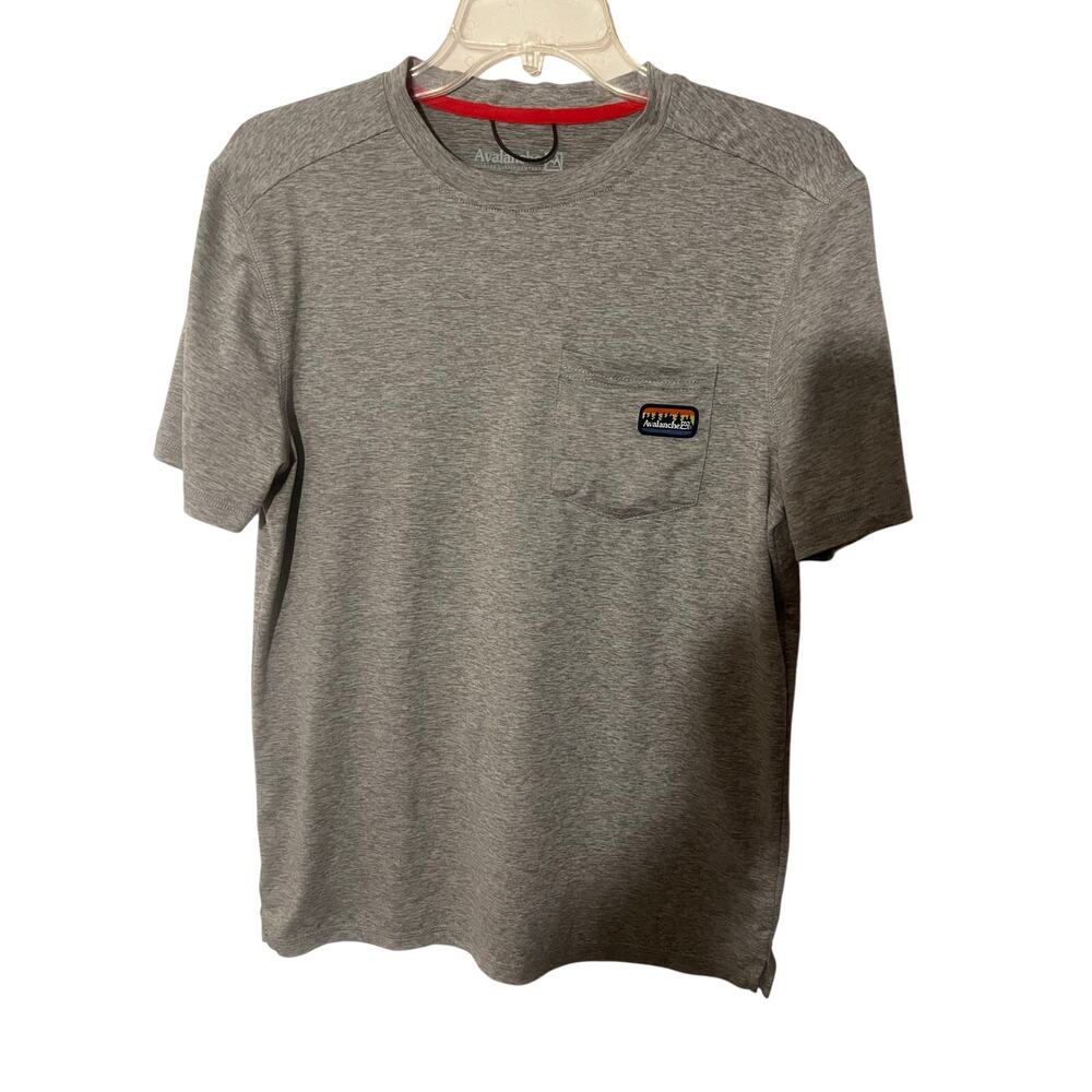 Avalanche gray logo t shirt for men size small